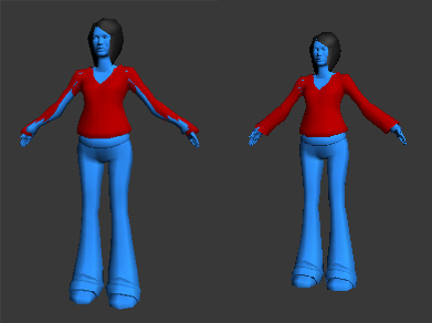 Rough jacket for the female player character in Survial Master.